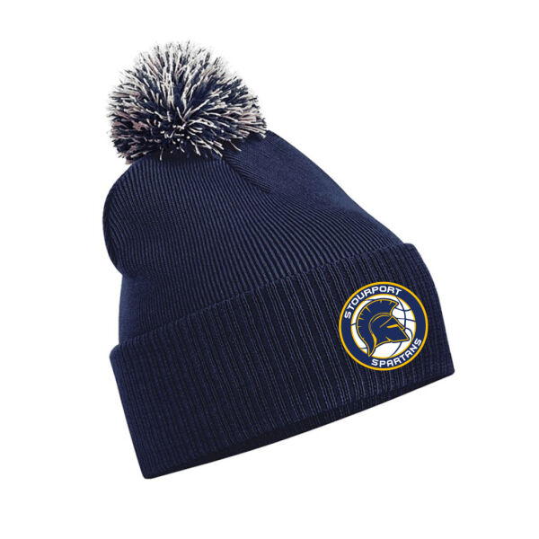 Spartans Basketball Bobble Beanie Hat  Thumbnail